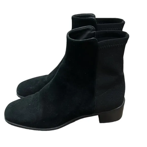 Stuart Weitzman Easyon Reserve suede and neoprene ankle boots Size 5