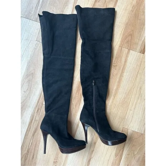 Stuart Weitzman Suede Over-The-Knee Boots