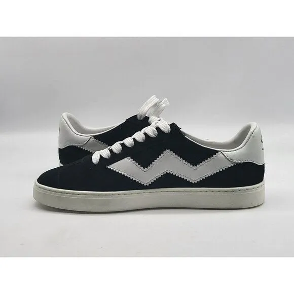 Stuart Weitzman Womens Daryl Black Suede Sneaker Shoes Size 5B