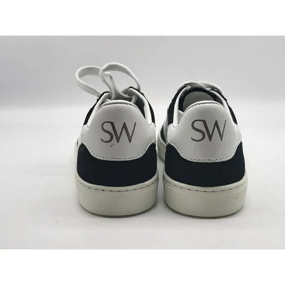 Stuart Weitzman Womens Daryl Black Suede Sneaker Shoes Size 5B