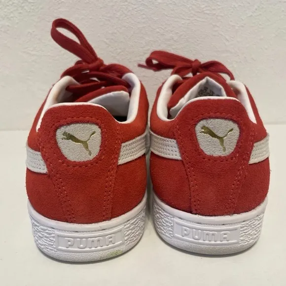 Suede Classic XXI Women's Size 7.5 Red White Sneakers Style 381410_02 Shoes