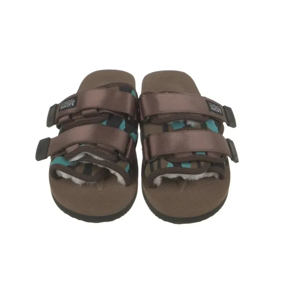 SUICOKE | Cow Suede Slide Sandals in Size US 6.5