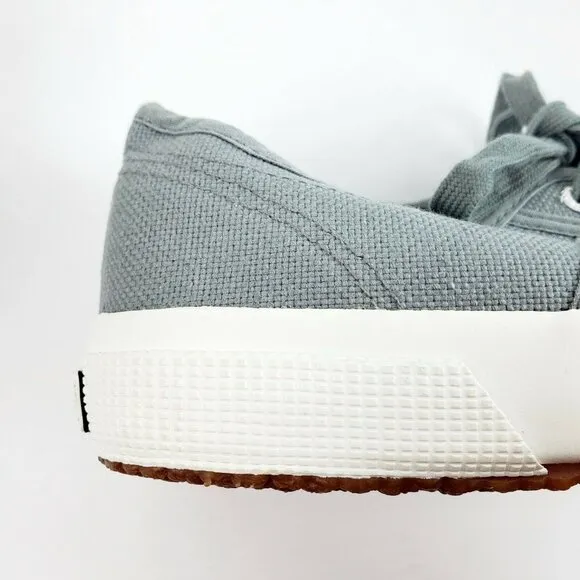 Superga Unisex Gray Cotu Classic S000010-M38 Sneakers Women's 7 Men's 5.5 LOOK!