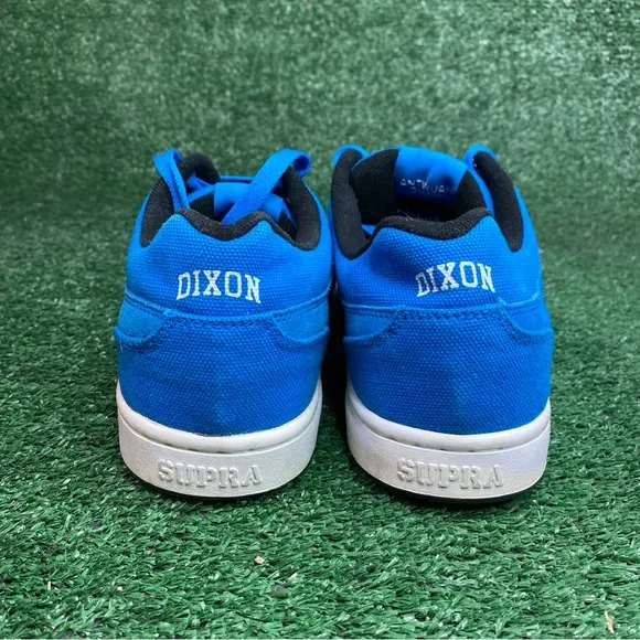 SUPRA Antwuan Dixon Blue Suede Sneakers Low Skate Shoes Men’s Size 13 - NEW