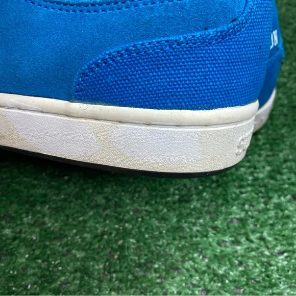 SUPRA Antwuan Dixon Blue Suede Sneakers Low Skate Shoes Men’s Size 13 - NEW