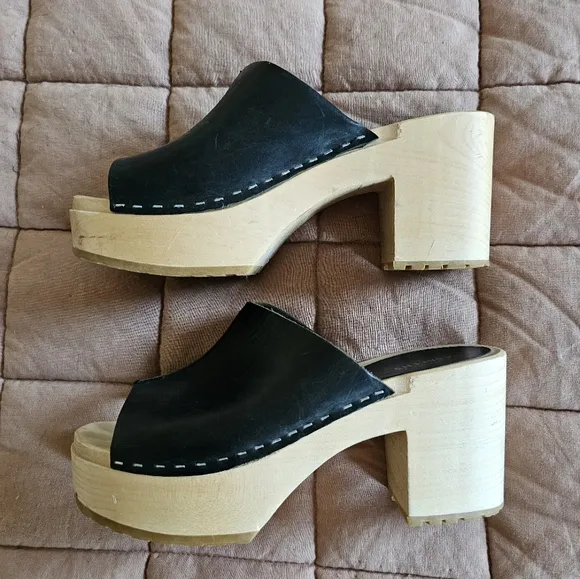 Swedish Hasbeens Ann Sandals Size 38/7.5