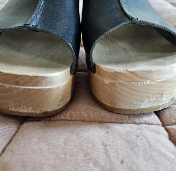 Swedish Hasbeens Ann Sandals Size 38/7.5