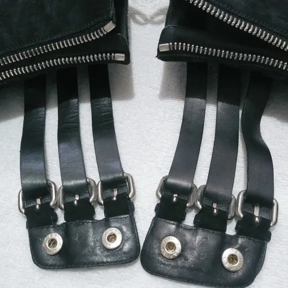 Tabitha Simmons Harley Suede Wedge Buckle Bootie