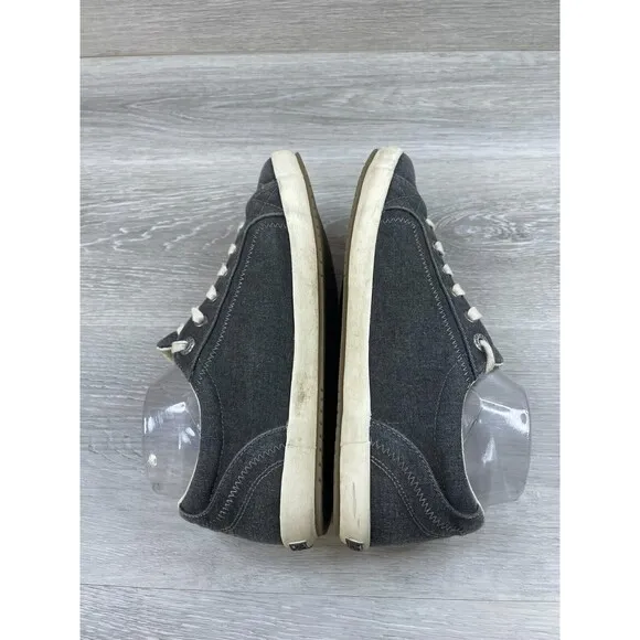 Taos Star STA-12844 Women's 10.5W Gray Fabric Casual Skateboard Sneaker Shoes