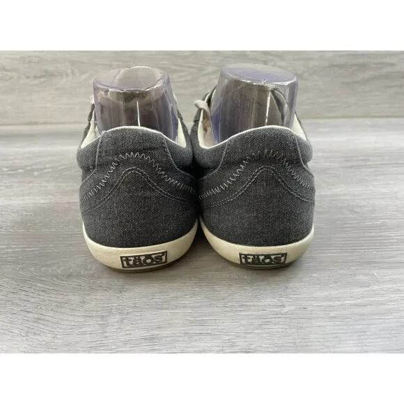 Taos Star STA-12844 Women's 10.5W Gray Fabric Casual Skateboard Sneaker Shoes