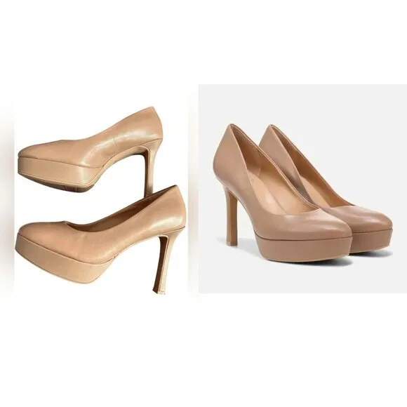 Taupe Platform Camilla Shoes by Naturalizer Women's Size 7W