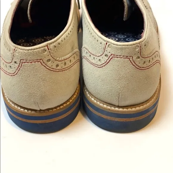 Ted Baker Archerr Suede Brogue Oxford Shoes Size 8