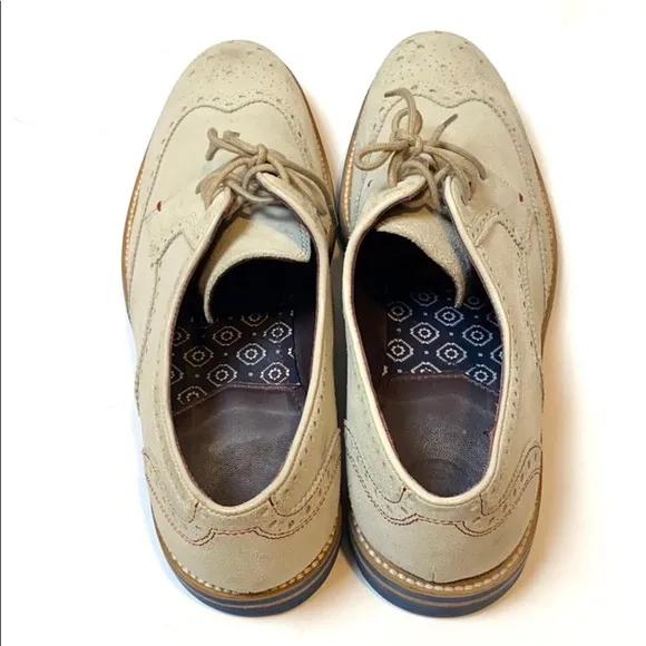 Ted Baker Archerr Suede Brogue Oxford Shoes Size 8