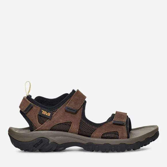 Teva Mens NWOB Trailpulse Outdoor Brown Suede Sandals Size 12