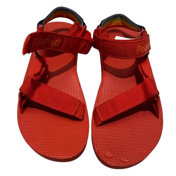 TEVA New $89 Mid Universal Polaroid Men's Red Casual Sandals Size 11
