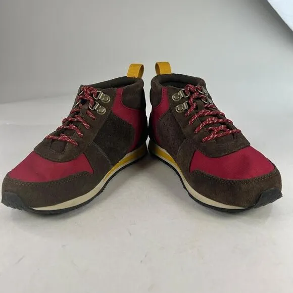 Teva Women's Highside Mid Shoes US 7.5 Red Brown Suede Boot