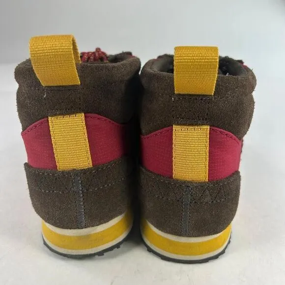 Teva Women's Highside Mid Shoes US 7.5 Red Brown Suede Boot