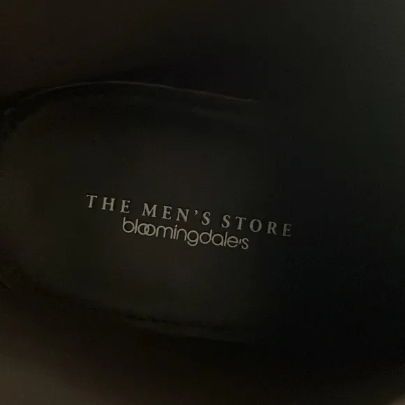 The Men's Store at Bloomingdale's Lace-Up Cap Toe Boots, Size 8.5 Retail $220