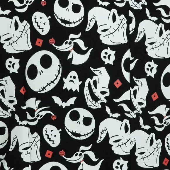 The Nightmare Before Christmas Glow-in-the-dark Half Suit and Light Up Tie