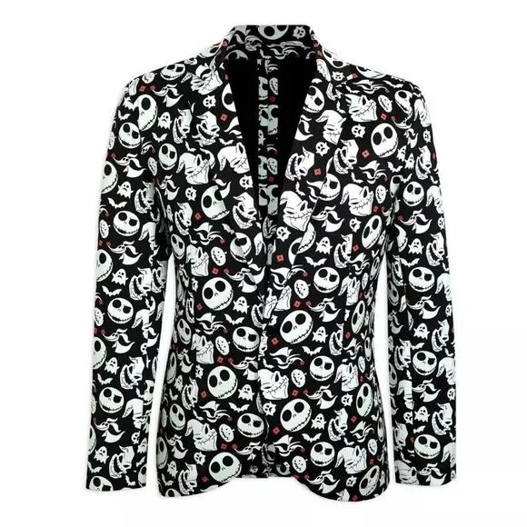 The Nightmare Before Christmas Glow-in-the-dark Half Suit and Light Up Tie
