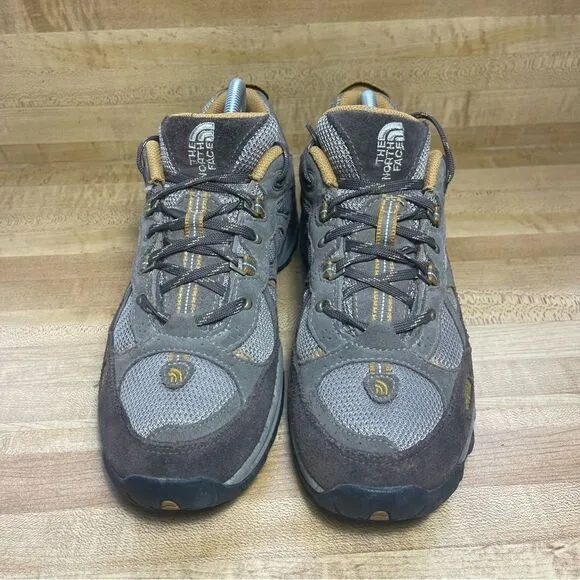 The North Face Mens Hiking Shoes Lace Up Suede Ultratac Size 9.5 Brown