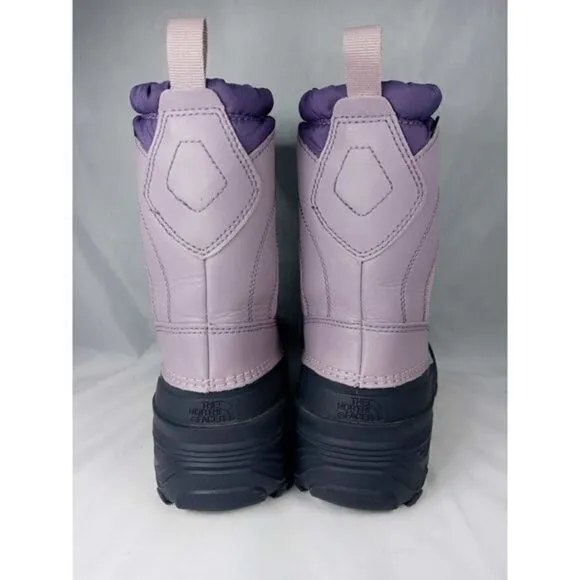 The North Face Winter Boots Girls Size 4 Purple Upper Rubber Soles Water Proof G