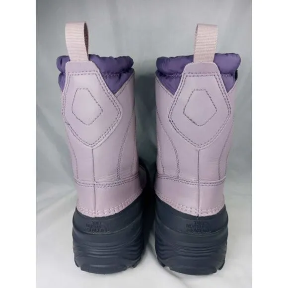 The North Face Winter Boots Girls Size 4 Purple Upper Rubber Soles Water Proof G