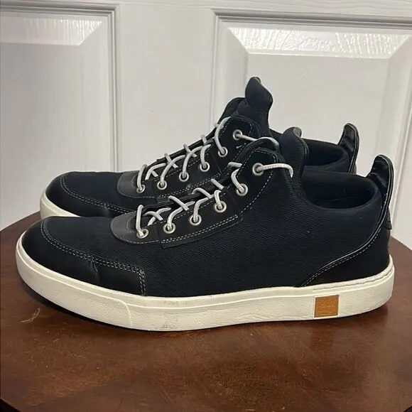🔥🔥TIMBERLAND AMHERST CANVAS CHUKKA Mid SHOES - EXCELLENT Condition Men Sz 11