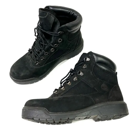 Timberland | Black Primaloft Suede Anti-Fatigue Lace Up Boots 10.5