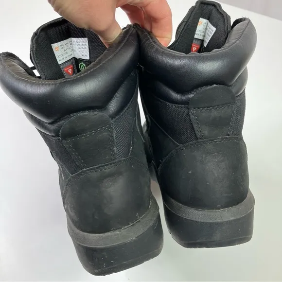 Timberland | Black Primaloft Suede Anti-Fatigue Lace Up Boots 10.5