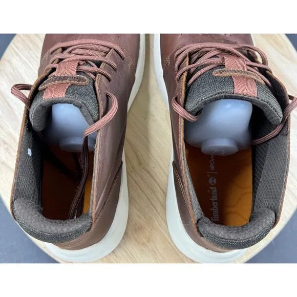 Timberland Bradstreet Ultra Chukka A2GV3 Brown Leather Shoes Men's size 12