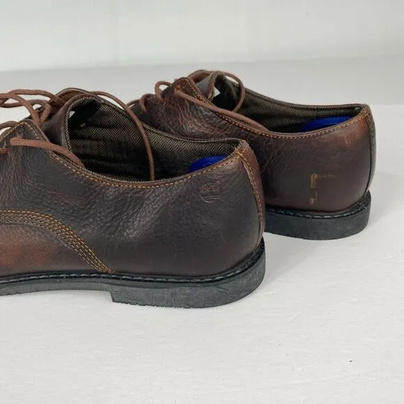Timberland Earthkeepers Mens Oxford Shoes 5545A Size 11 Brown Leather Lace-Up
