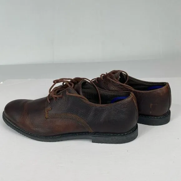 Timberland Earthkeepers Mens Oxford Shoes 5545A Size 11 Brown Leather Lace-Up