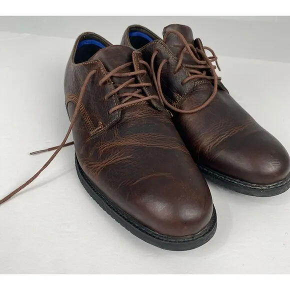 Timberland Earthkeepers Mens Oxford Shoes 5545A Size 11 Brown Leather Lace-Up