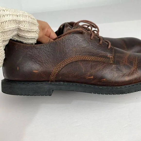 Timberland Earthkeepers Mens Oxford Shoes 5545A Size 11 Brown Leather Lace-Up