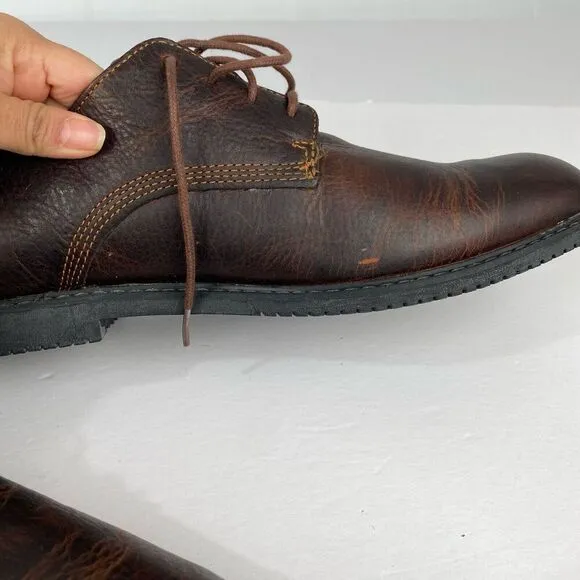 Timberland Earthkeepers Mens Oxford Shoes 5545A Size 11 Brown Leather Lace-Up