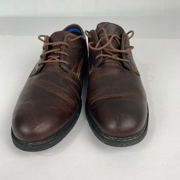 Timberland Earthkeepers Mens Oxford Shoes 5545A Size 11 Brown Leather Lace-Up