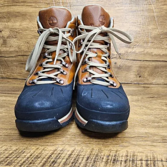 Timberland Euro hiker Shell Leather Rubber Boots size 10