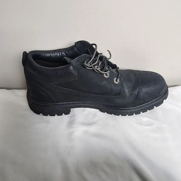 Timberland Men's Black Leather Shoes 11M