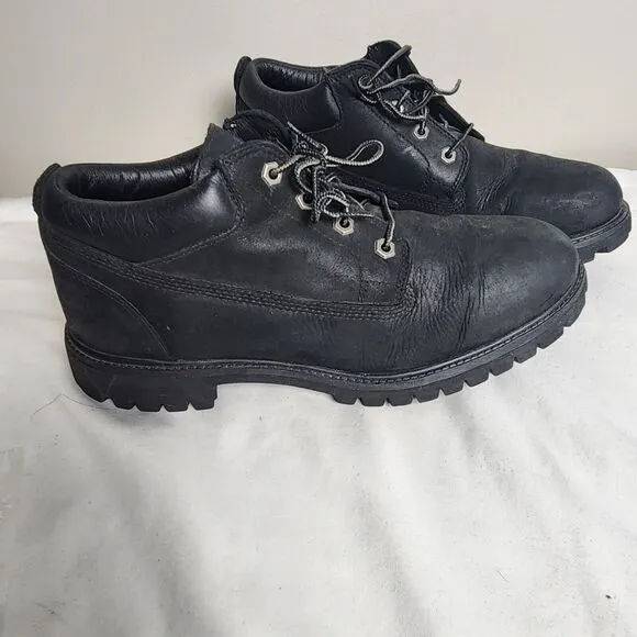 Timberland Men's Black Leather Shoes 11M