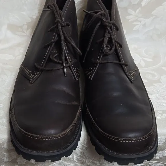 Timberland Mens Dark Brown Leather Earthkeeper Shoes