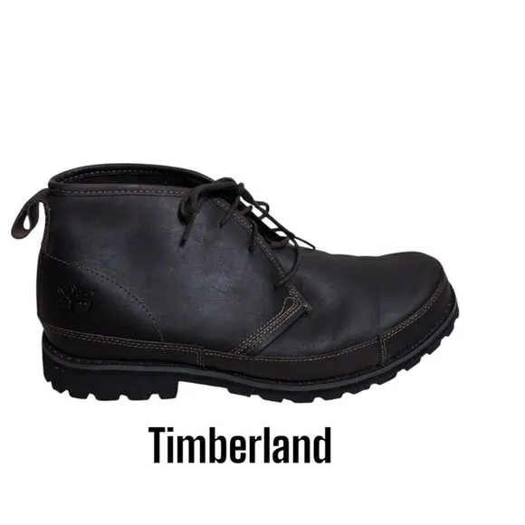 Timberland Mens Dark Brown Leather Earthkeeper Shoes