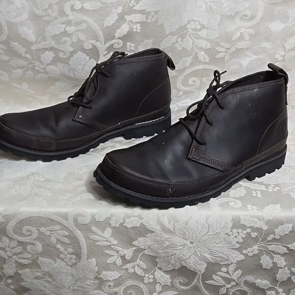 Timberland Mens Dark Brown Leather Earthkeeper Shoes