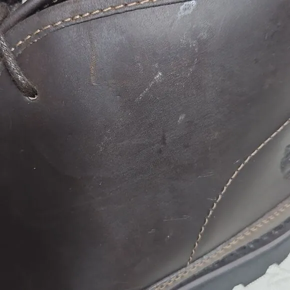 Timberland Mens Dark Brown Leather Earthkeeper Shoes