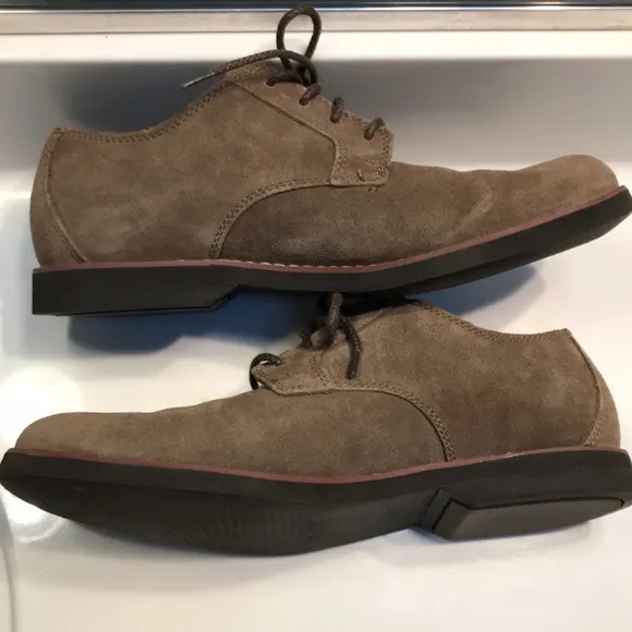 Timberland with Ortholite Men’s Stormbuck Leather Suede Brown Oxford Shoes