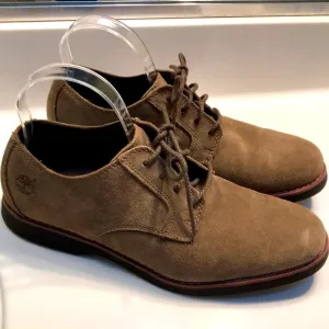 Timberland with Ortholite Men’s Stormbuck Leather Suede Brown Oxford Shoes