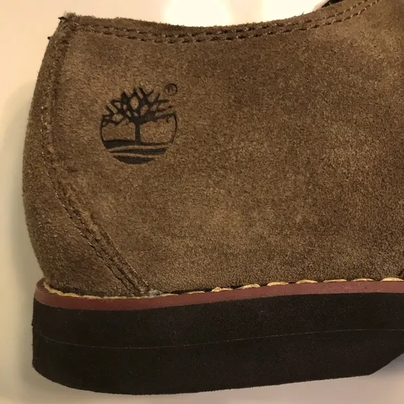 Timberland with Ortholite Men’s Stormbuck Leather Suede Brown Oxford Shoes