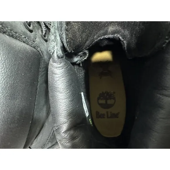 Timberland X Bee Line Premium Black Boot Rubber Toe Men Size 10.5 GUC