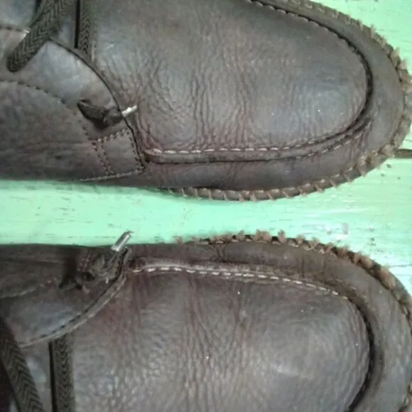 Timberland Men's Leather Chukka Boots / Shoes Brown Size 11 Slip On