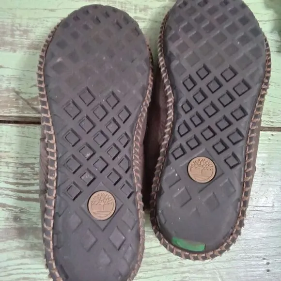Timberland Men's Leather Chukka Boots / Shoes Brown Size 11 Slip On
